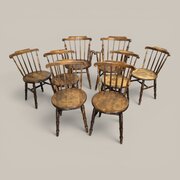 Super Set Eight Kitchen Farmhouse Chairs