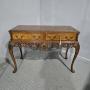 Superb Burr Walnut Side Table Console