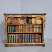 Top Quality English Walnut Open Library Bookcase