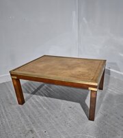 Very Good Mahogany Campaign Coffee Table
