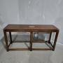 Very Good Mahogany Campaign Console Table