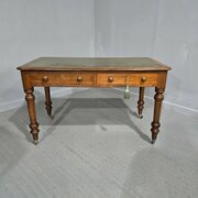 Very Good Victorian Oak Writing Desk