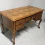 Very Nice Freestanding French Oak Kneehole Desk