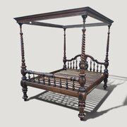 Victorian Anglo-indian Colonial Raj King Size Four