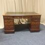 Victorian Mahogany Pedestal Desk