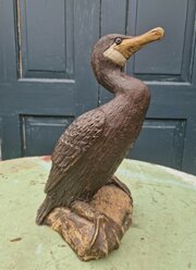 Cormorant Pottery Sculpture