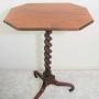 Small octagonal Mahogany side / wine table 