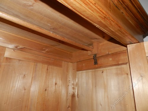 Antique Pine Double Knockdown Wardrobe Antiques Atlas