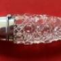 Edwardian Pocket Glass Scent Bottle, Silver Top
