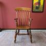 19th Century Elm & Beech Lath-back Windsor Chair