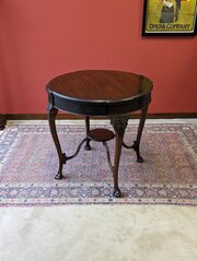 Antique 19th Century Rosewood Circular Side Table
