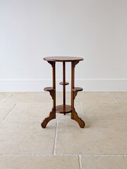 Antique Early 20th Century Beech Occasional Table