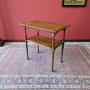 Antique Early 20th Century Oak Two Tier Side Table