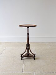 Antique Edwardian Inlaid Mahogany Wine Table 