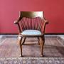 Antique Edwardian Mahogany Office Chair 