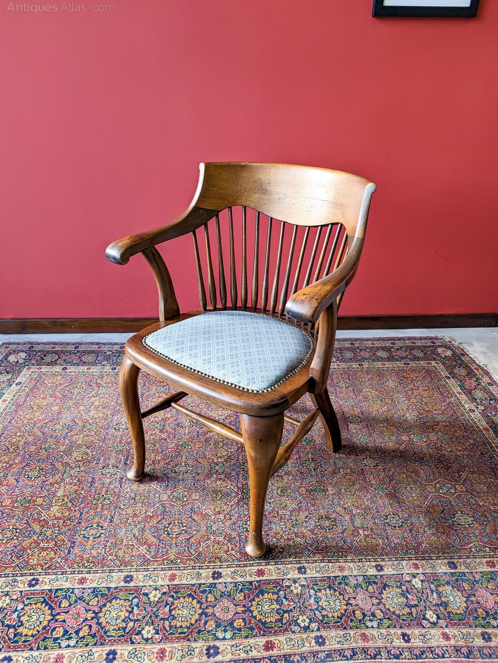 Antique Edwardian Mahogany Office Chair Antiques Atlas