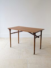 Antique Edwardian Oak Folding Table C.1905