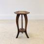 Antique Edwardian Walnut Tripod Plant Stand c.1910