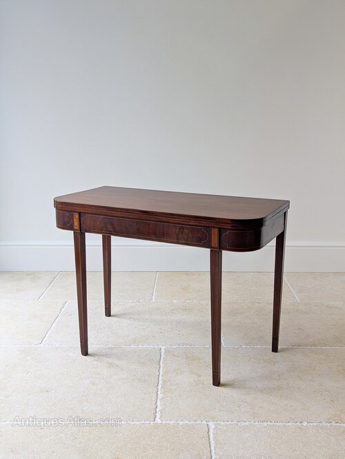 Antique George III Mahogany Tea Table C.1790 as1124a1671 / 3499 ...