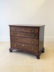 Antique George II Mahogany Chest Of Drawers C.1750