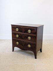 Antique Georgian Mahogany Chest Of Drawers C.1800