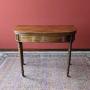 Antique Georgian Mahogany Fold Over Tea Table 