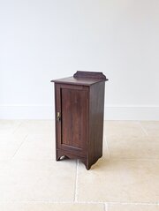 Antique Late Victorian Mahogany Bedside Cupboard