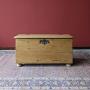 Antique Mid 19th Century Pine Blanket Box