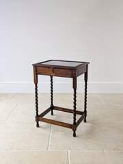 Antique Oak Bijouterie Table C.1920