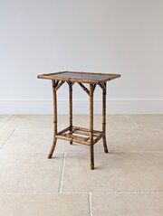 Antique Victorian Bamboo Occasional Table C.1890