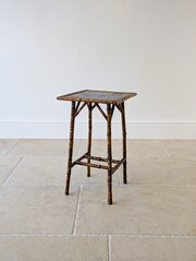 Antique Victorian Bamboo Occasional Table C.1890