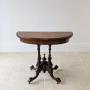 Antique Victorian Burr Walnut Card Table c.1870