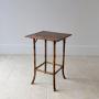 Antique Victorian Inlaid Bamboo Occasional Table