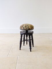 Antique Victorian Mahogany Adjustable Piano Stool