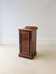 Antique Victorian Mahogany Bedside Cabinet C.1880