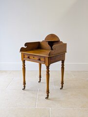 Antique Victorian Oak Dressing / Grooming Stand
