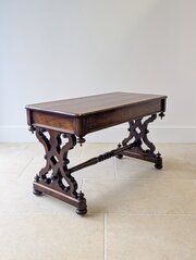 Antique Victorian Rosewood Library Table C.1870