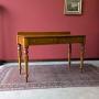 Satin birch writing table