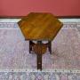 Hexagonal occasional table  Oak occasional table