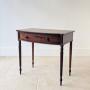 Early 19thC Mahogany Bow-Front Writing Table