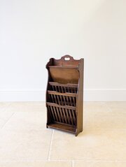 Early 20th Century Oak Magazine/Newspaper Rack