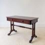 Early Victorian Irish Mahogany Library Table