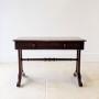 irish desk  mahogany desk