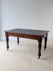 Early Victorian Mahogany Library Table C.1850