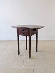 Early Victorian Mahogany Pembroke Work Table
