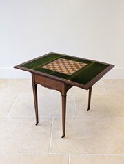 Edwardian Mahogany Chess, Card & Games Table