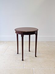 Edwardian Mahogany Circular Occasional Table