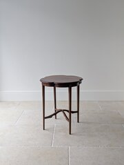 Edwardian Mahogany Quatrefoil Occasional Table