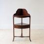 Edwardian Sheraton Revival Mahogany Corner Table