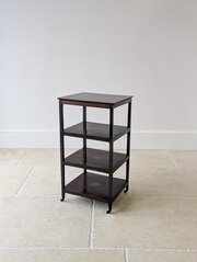 Edwardian Sheraton Revival Mahogany Whatnot